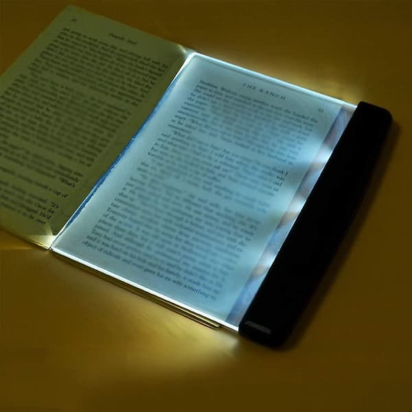 Led-boklys for paperback, Led-nattlys, boklys, øyebeskyttende leselys med avtakbart sideklips