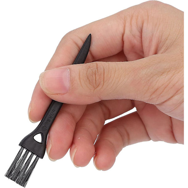 3 rengjøringsbørster, holdbare, raske anti-skli nylon barberbørster 8,4*1,4 cm