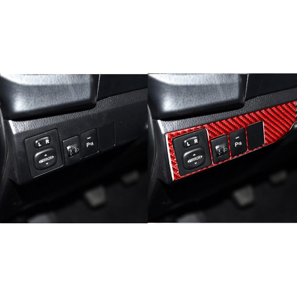 Kompatibel med Toyota strålkastarbrytarpanel dekorativt cover högerstyrd bildelar (lhd)