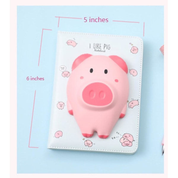 Saytay Decompression Notebook Creative Book Net Celebrity Small Animal Decompression Book Cute Color Page Book Hand Ledger St-001