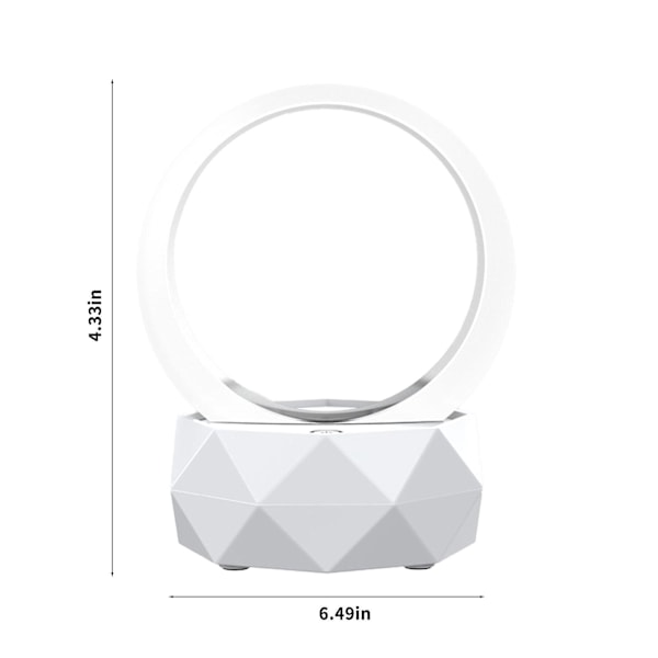 Tunnelmavalaisin Yöpöytälamppu - Värikäs Yölamppu Bluetooth-kaiutin Koti Älykäs Langaton Pöytälamppu - Lahja Mini Subwoofer Bluetooth-ääni