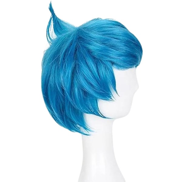 Inside Out Joy Cosplay Parykk Hår Kostyme Fancy Dress Parykker for Halloween Karneval Fest