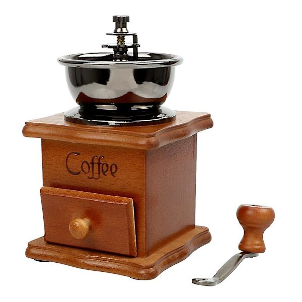 Kaffe Bønner Spike Grinder Keramisk Grinder Hjem Køkken Værktøjer Klassisk Træ Hånd Kaffe Grinder Hånd Kaffe Grinder