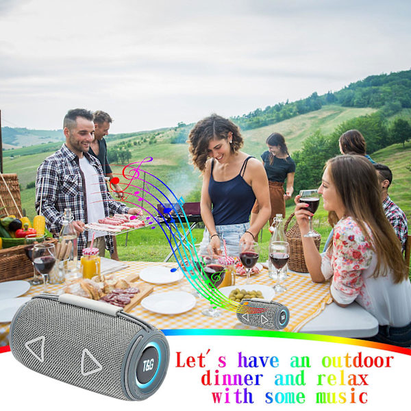 Bluetooth-högtalare utomhus bärbar ridning cylinder färgglatt ljus handhållen subwoofer gåva högtalare utförsäljning