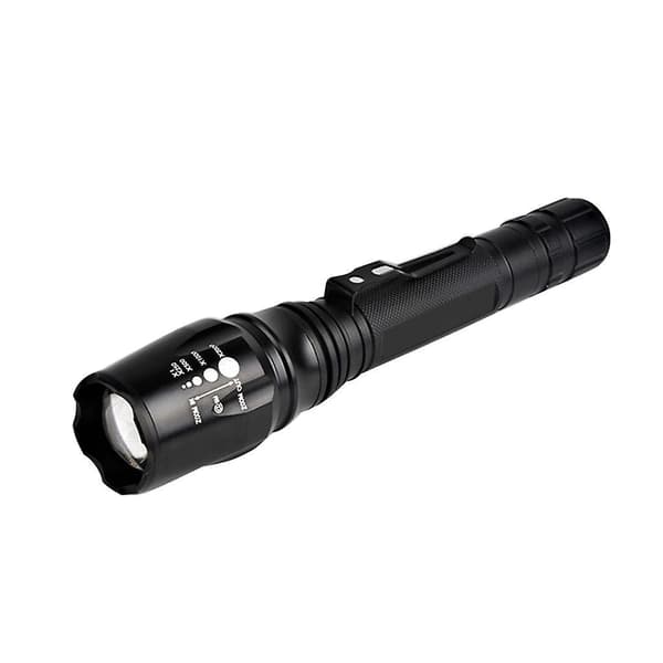 Elfeland sotilaallinen LED-taskulamppu 50000LM Zoomable 5-tila (G)