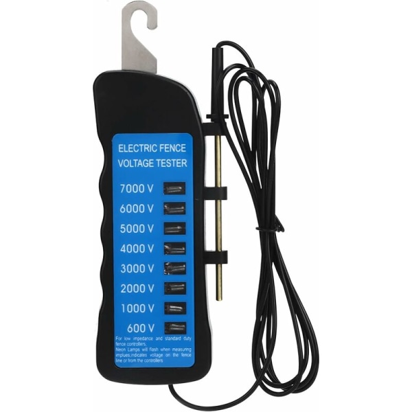 Elektrisk hegnsspændingstester Bærbar hegnsfejldetektor Landbrugsudstyrstestværktøj Neonlys indikerer forskellige spændinger