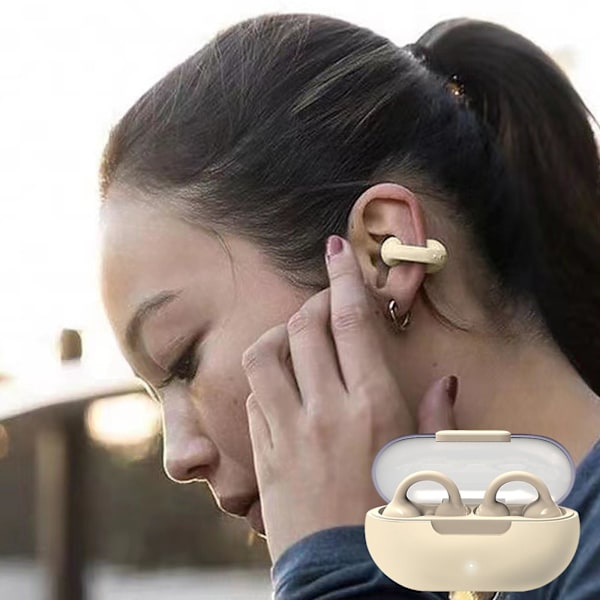 Bluetooth-hörlurar 12 mm ultratunn vibrerande film 5.3 Bluetooth-chip Typ-c snabbladdning intelligent brusreducering låg latens