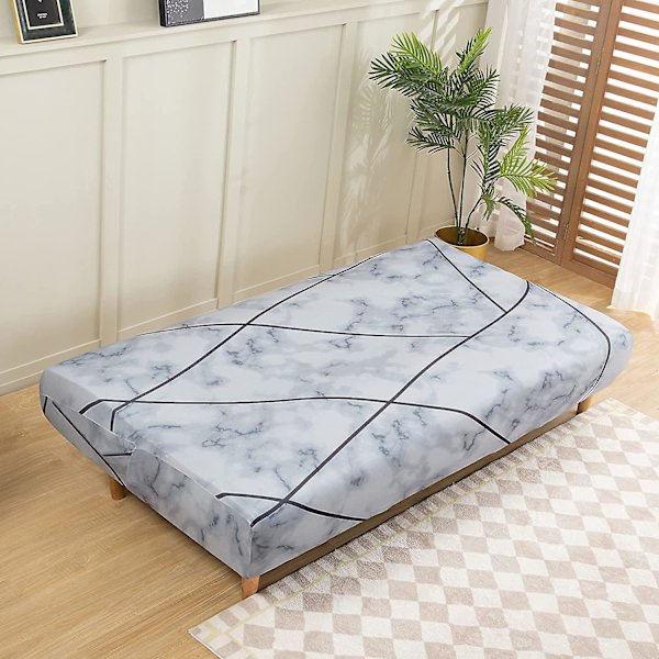 Sofaovertræk uden armlæn til foldbar sovesofa uden armlæn, 190-210 cm