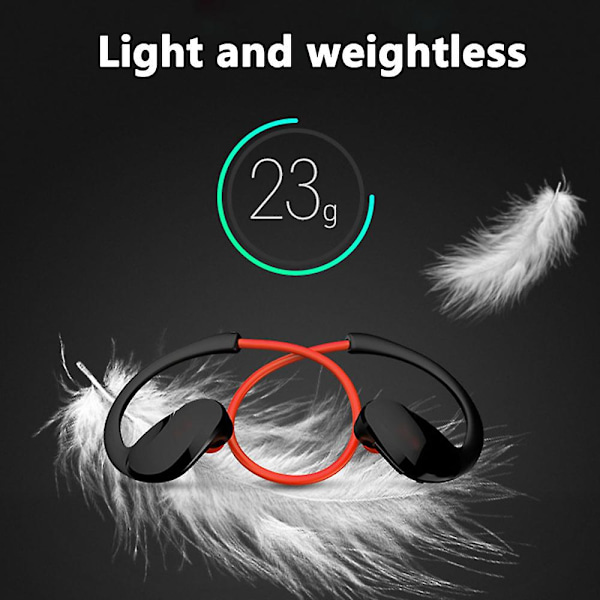 Bluetooth5.0-kuulokkeet Langattomat nappikuulokkeet Stereo-kuulokkeet punainen