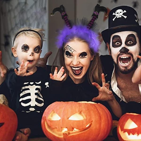 Halloween-hårbånd, kostumefesttilbehør, kostumer til arbejde, én størrelse passer de fleste