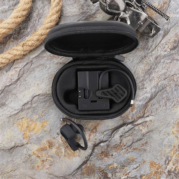Stereo støyreduserende trådløst Bluetooth-headset med ladeetui