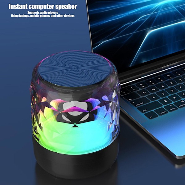 Lille Bluetooth-lyd Bluetooth-højttaler Fashion Gave Cool Natlys Bluetooth-højttaler Udendørs bærbar Plug-in Bluetooth-lyd