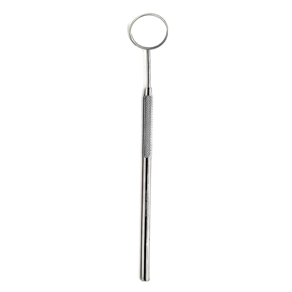 Dentalspegel i rostfritt stål med handtag 6,3", tandläkarverktyg för tandrengöringsinspektion