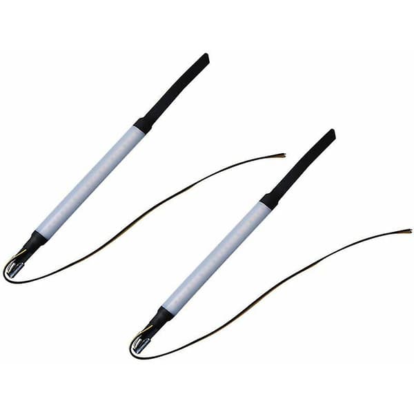 2 st Iave Motorcykel LED-ring Blinkers (vitt ljus) Present