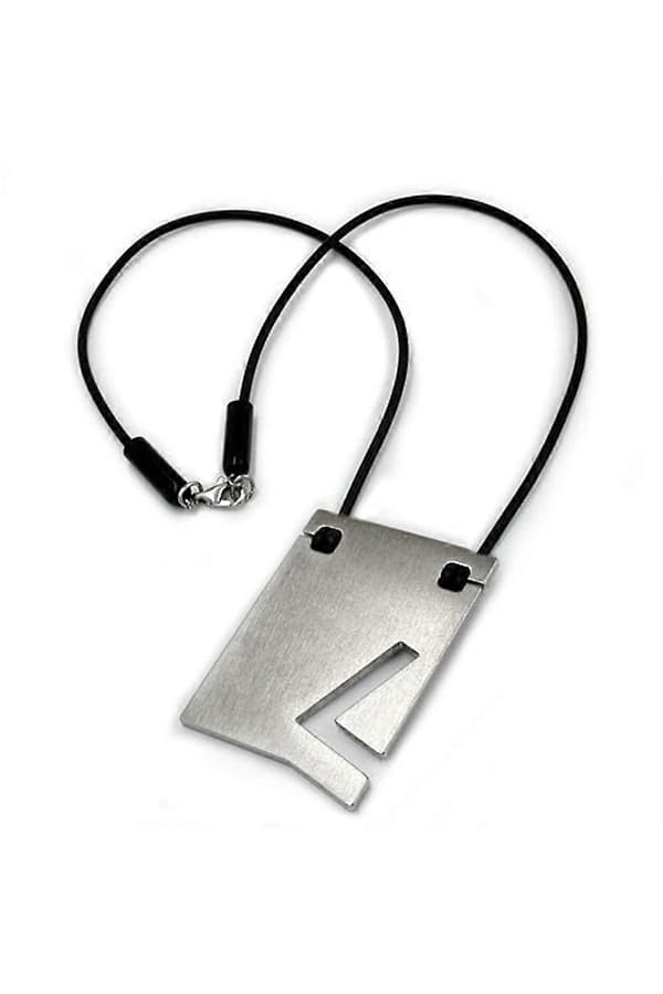 Halsband Initiale L Rostfritt Stål 42cm - Gl07855l