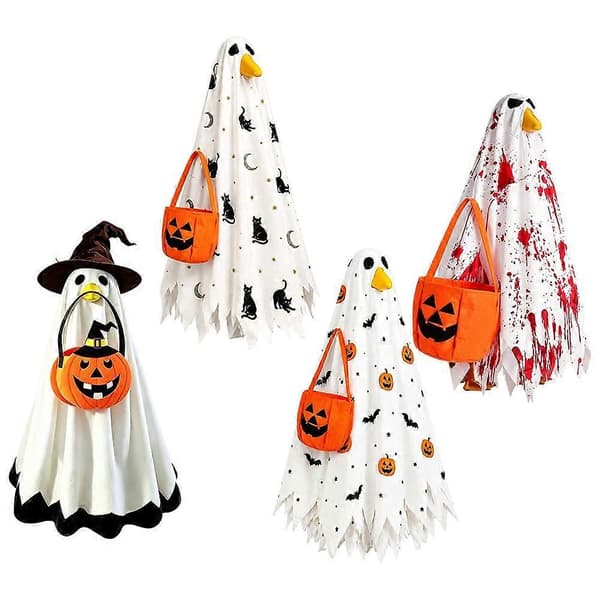 Spökdräkt för trädgårdsgås Halloween-dekoration lättviktspolyester C
