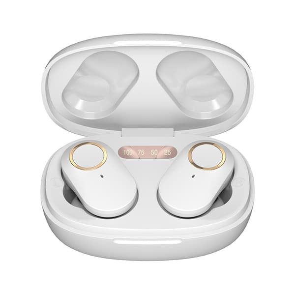 Bluetooth 5.0-ørepropper med mikrofon Trådløse hodetelefoner HIFI-ørepropper