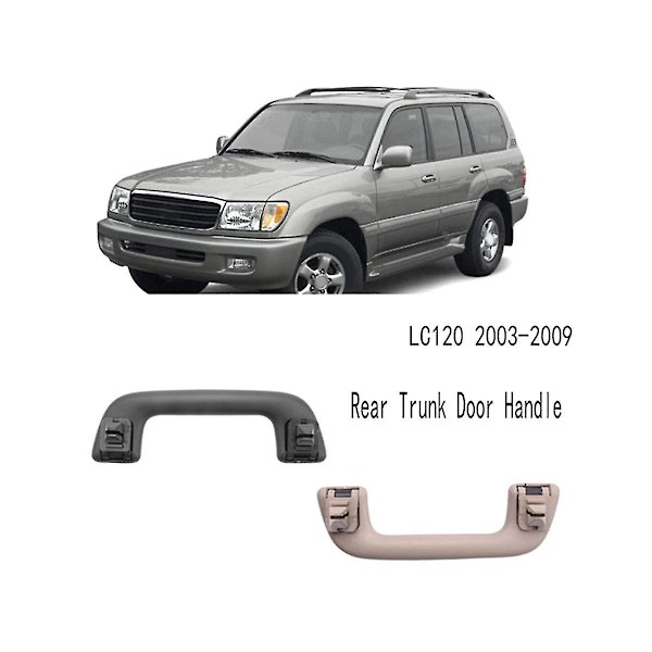 Bil Mørk Grå Bakre Bagasjerom Dørhåndtak Dørhåndtak For Land Cruiser Prado Lc120 2003-2009（Mørk Grå）