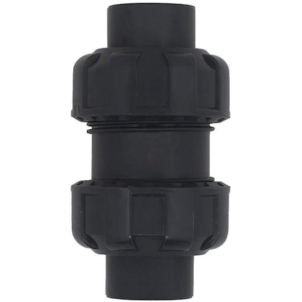 Kulkontrollventil 20 25 32 40 50 63mm simbassäng backventil anti backflöde pvc ventil backventil (innerdiameter 32mm)