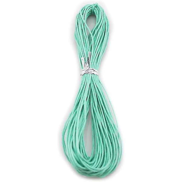 20 Färger 1mm Smyckestillverkning Pärlsträngning Hantverk Macrame Vaxad Bomullsrep Tråd, 10 Yards Varje Färg, Typ B