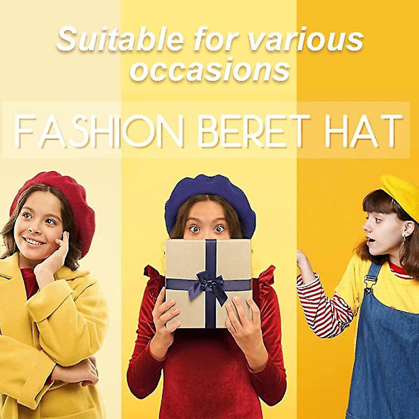 Pigernes vinterbaret hat baret hue bueknot dekoreret（Style5）