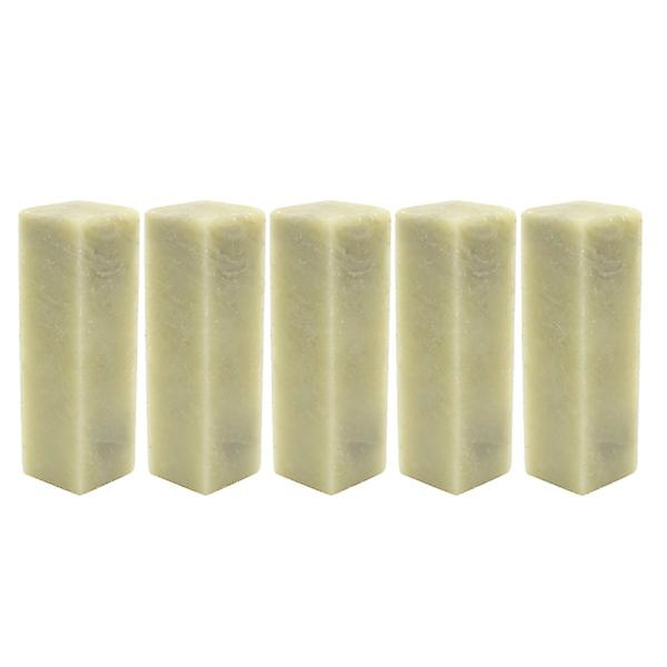 5 st 1,5x1,5x5cm Qingtian sten specifikationer övningssten material tätningssten storlek M（5X1,5X1,5cm，som visas）