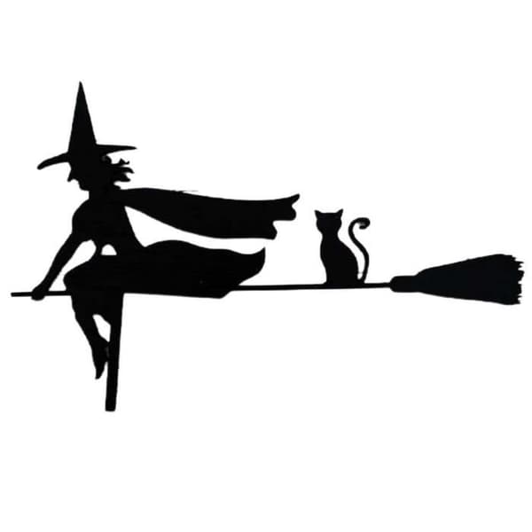 Riippuva koriste - MOTHINESSTO - Halloween - Ovenkulmakyltti - Puu - Musta