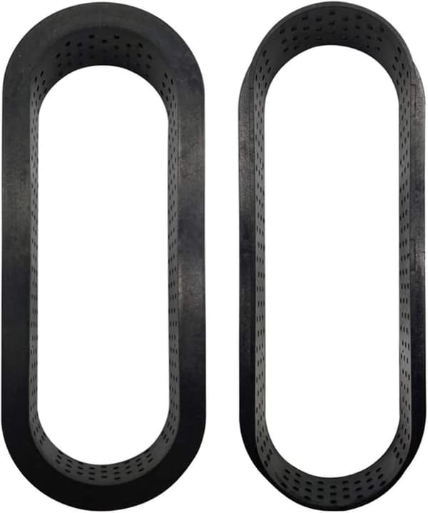 Perforerad Mousse Cake Ring Bakverk Cirkel Cake Form Perforerad Oval Form Cirkel Cake Bakverk 6 Stycken