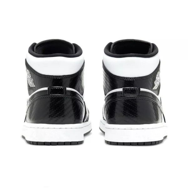 Air Jordans 1 Mid Panda Black and White Dam Herr AJ1 36.5