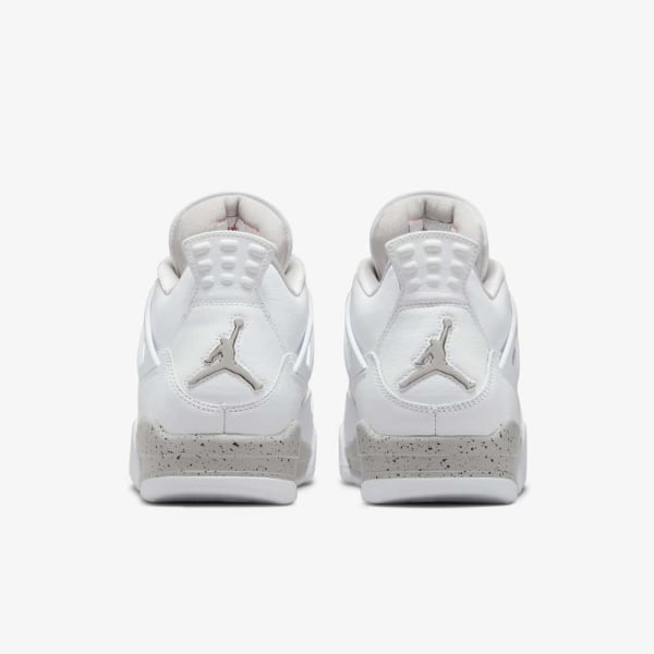 Air Jordans 4 Retro Tech White för män och kvinnor Original AJ4 Sneakers 37.5