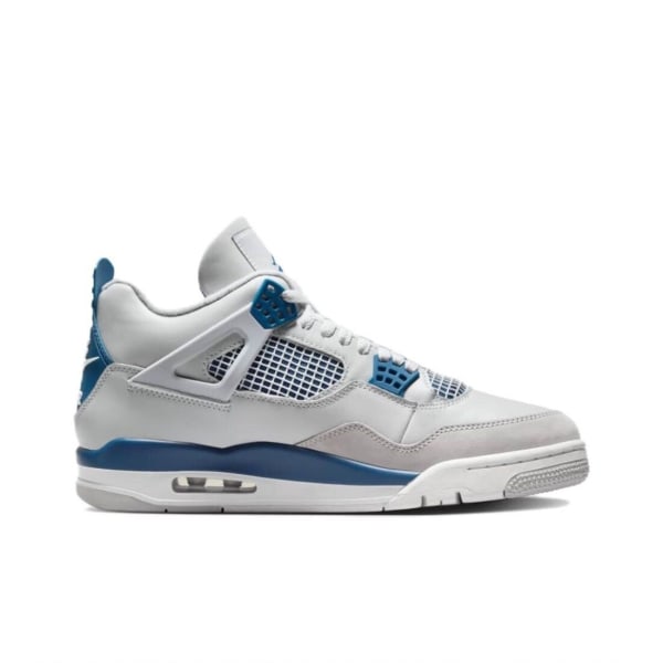 Air Jordan 4 Retro Military Blue för män och kvinnor Original AJ4 Sneakers 40.5