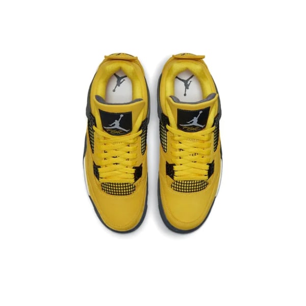 Air Jordan 4 Retro Tour Yellow för Män och Kvinnor AJ4 42