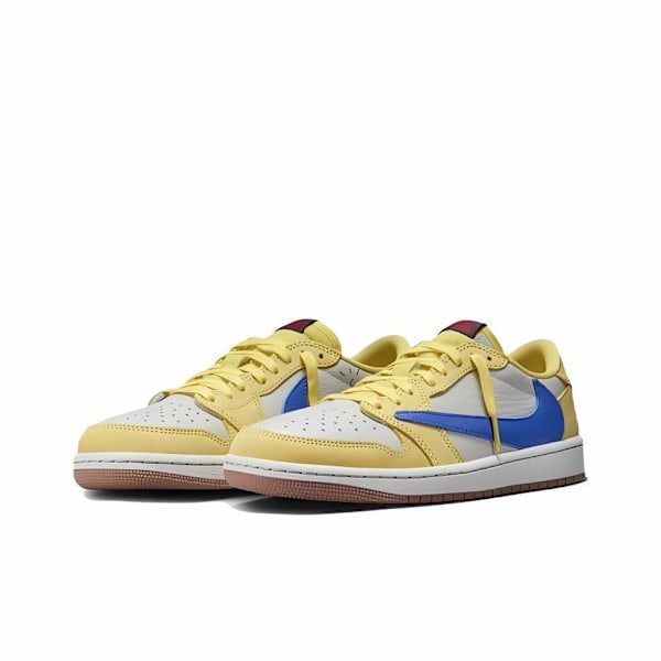 Air Jordans 1 Low Travis Scott för män och kvinnor Original AJ1 Sneakers 39