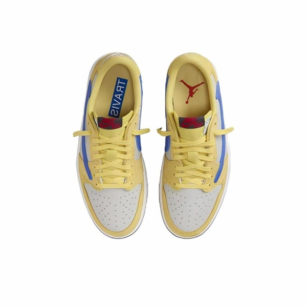 Air Jordans 1 Low Travis Scott för män och kvinnor Original AJ1 Sneakers 40