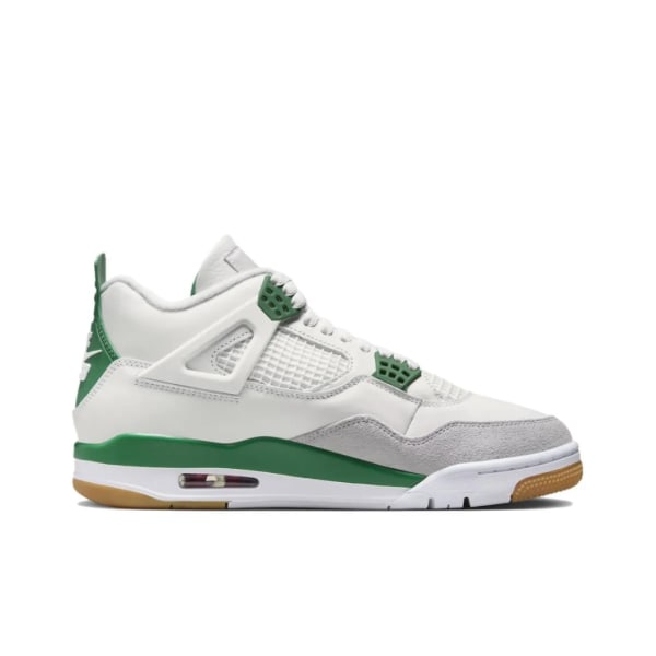 Air Jordan 4 X SB Retro Pine Green för Män och Kvinnor AJ4 36