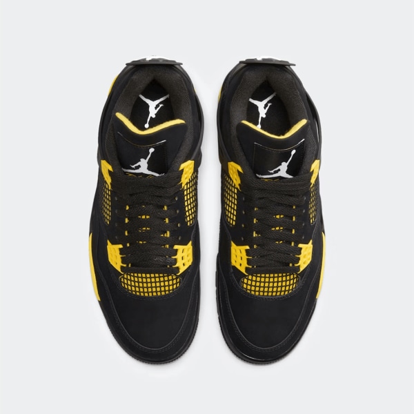 Air Jordans 4 Retro Thunder 2023 för män och kvinnor Original AJ4 Sneakers 36.5