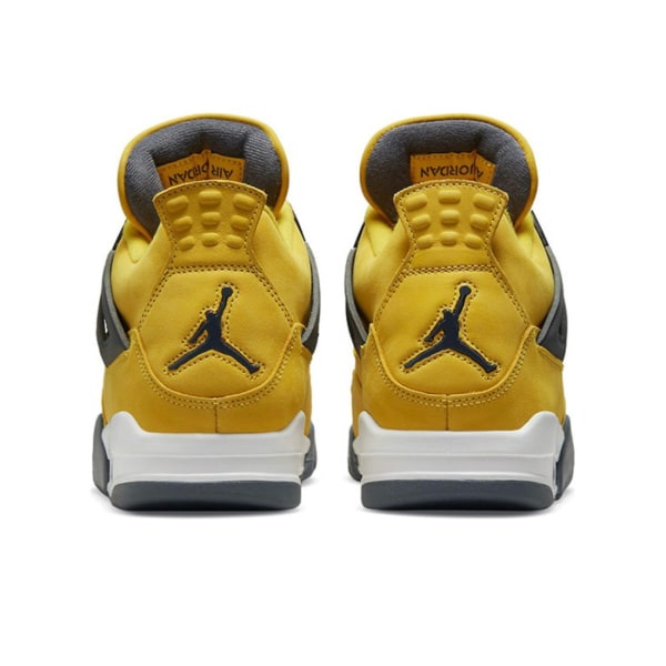 Air Jordans 4 Retro Tour Gul för män och kvinnor Original AJ4 Sneakers 36.5