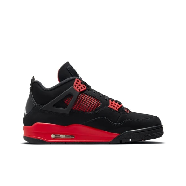 Air Jordan 4 Retro Red Thunder för Män och Kvinnor AJ4 42.5