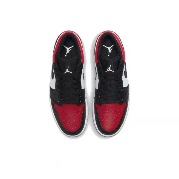 Air Jordans 1 Low Bred Toe Dam Herr AJ1 36.5