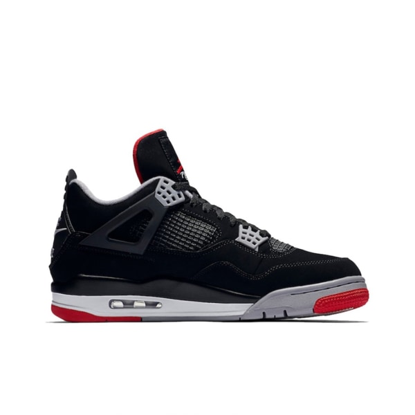 Air Jordans 4 Retro Bred för män och kvinnor AJ4 Sneakers 36.5