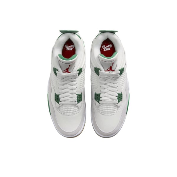 Air Jordans 4 X SB Retro Pine Green för män och kvinnor Original AJ4 Sneakers 37.5