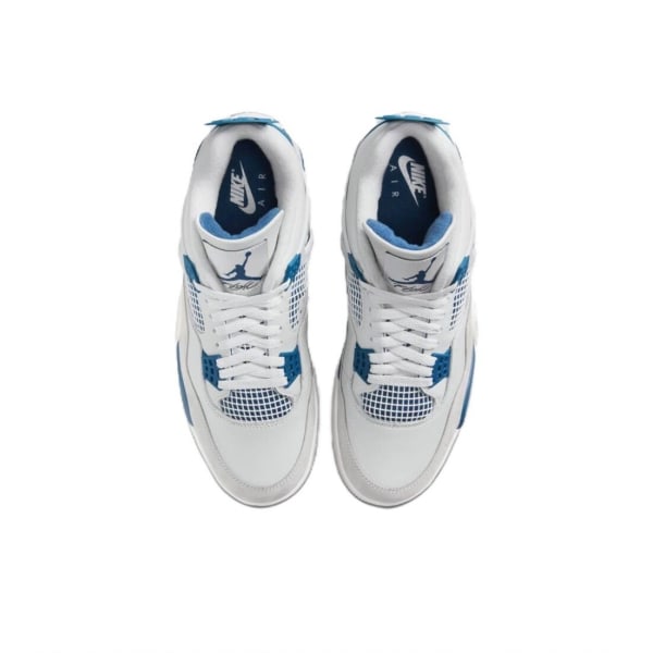 Air Jordans 4 Retro Military Blue för män och kvinnor Original AJ4 Sneakers 41