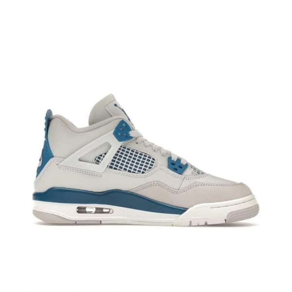 Air Jordan 4 Retro Military Blue för män och kvinnor Original AJ4 Sneakers 42