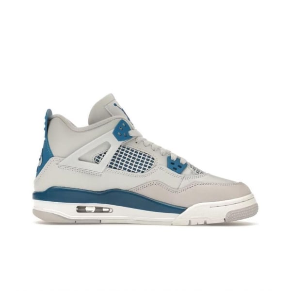 Air Jordans 4 Retro Military Blue för män och kvinnor Original AJ4 Sneakers 38
