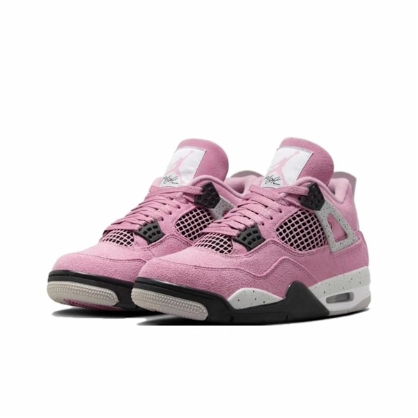 Air Jordan 4 Retro Orchid för män och kvinnor Original AJ4 Sneakers 41