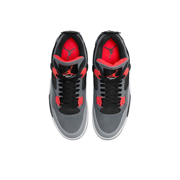 Air Jordans 4 Retro Infraröd för män och kvinnor Original AJ4 Sneakers 38.5