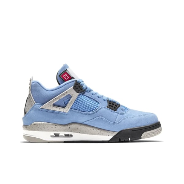 Air Jordan 4 Retro University Blue för Män och Kvinnor AJ4 36