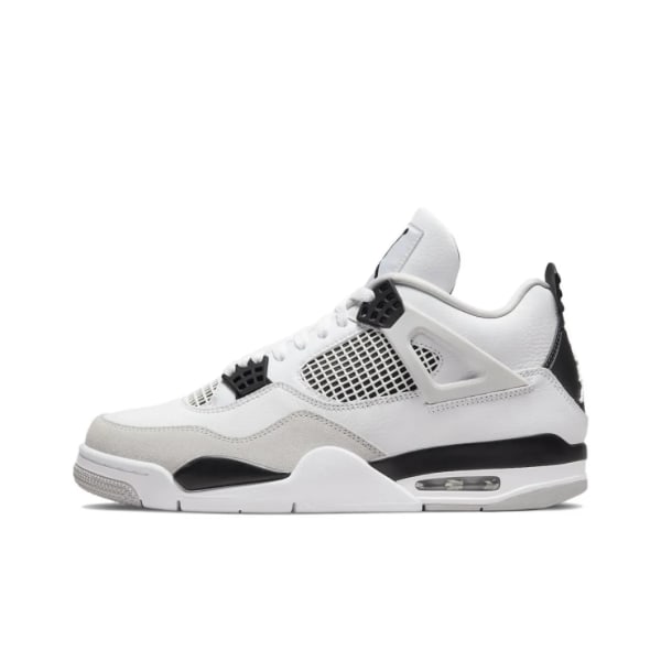 Air Jordan 4 Retro Military Black för Män och Kvinnor AJ4 42