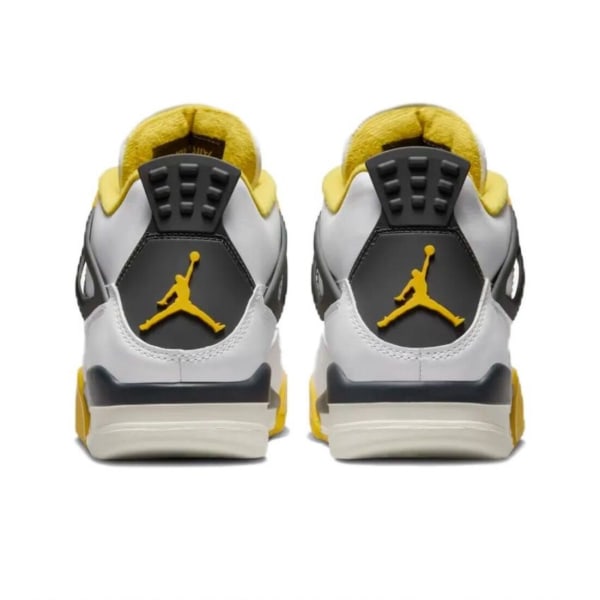 Air Jordan 4 Retro Vivid Sulfur för män och kvinnor Original AJ4 Sneakers 45