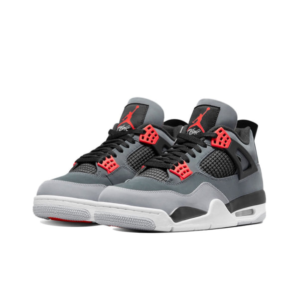 Air Jordans 4 Retro Infraröd för män och kvinnor Original AJ4 Sneakers 38.5